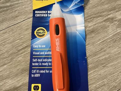 Ames Instruments Non-Contact A/C Voltage Tester CAT III 600V Detect Safely - Used Once