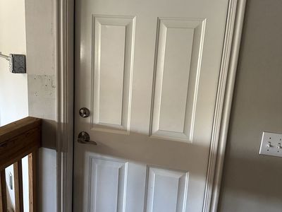 White Six-Panel Interior Door - Used Good Condition