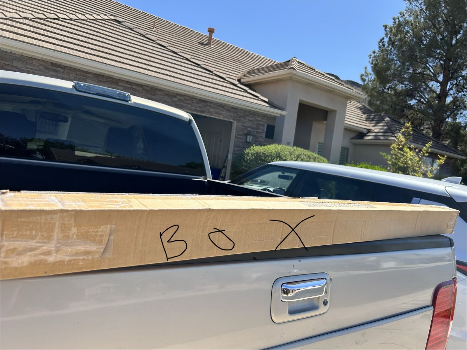 F250, F350 Tailgate Cover Protection Black New