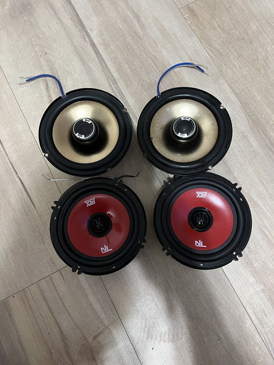 4 speakers 6.1/2    2 polks and 2 mtx