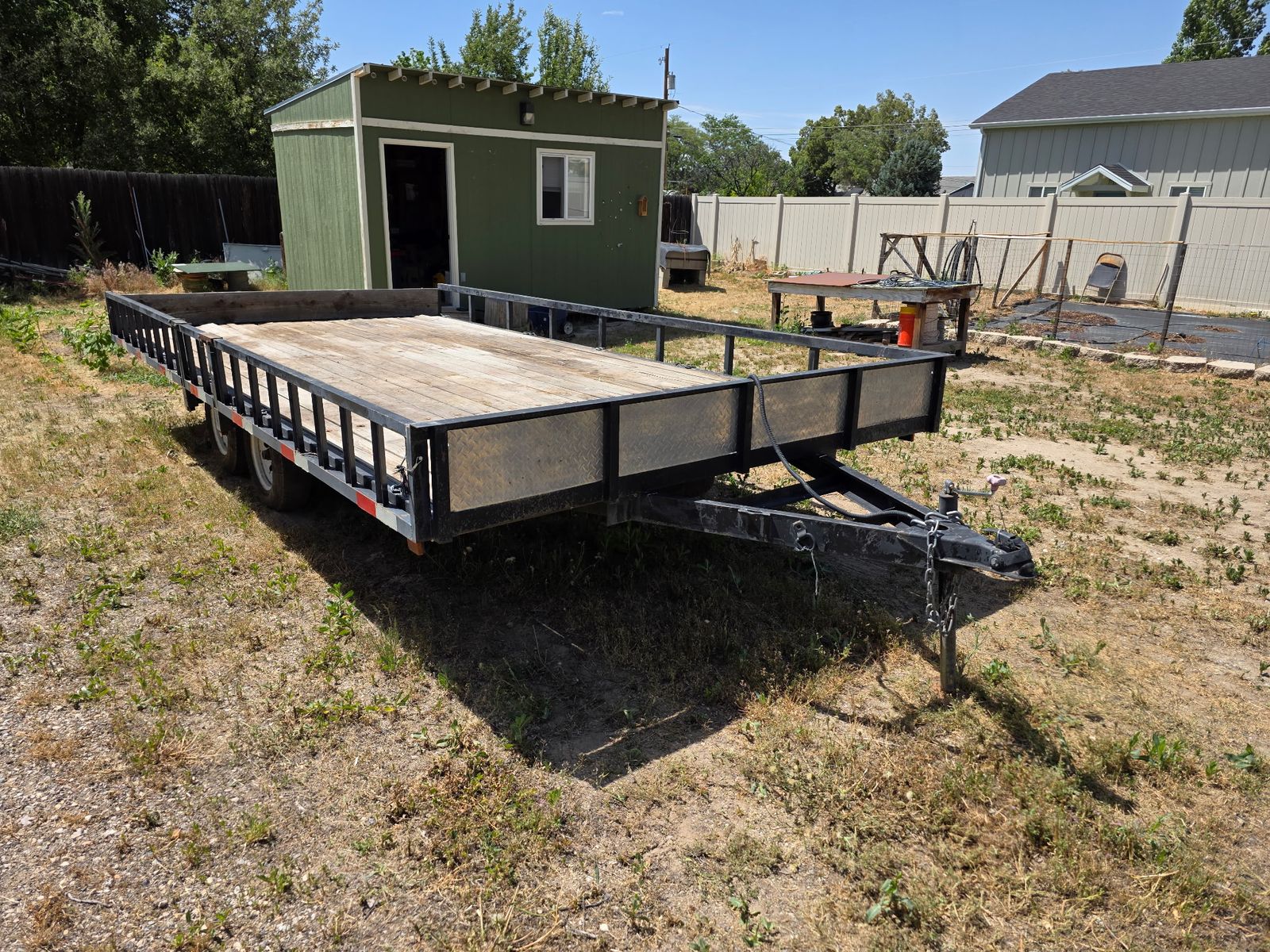 16'L x 8'W Deck over trailer