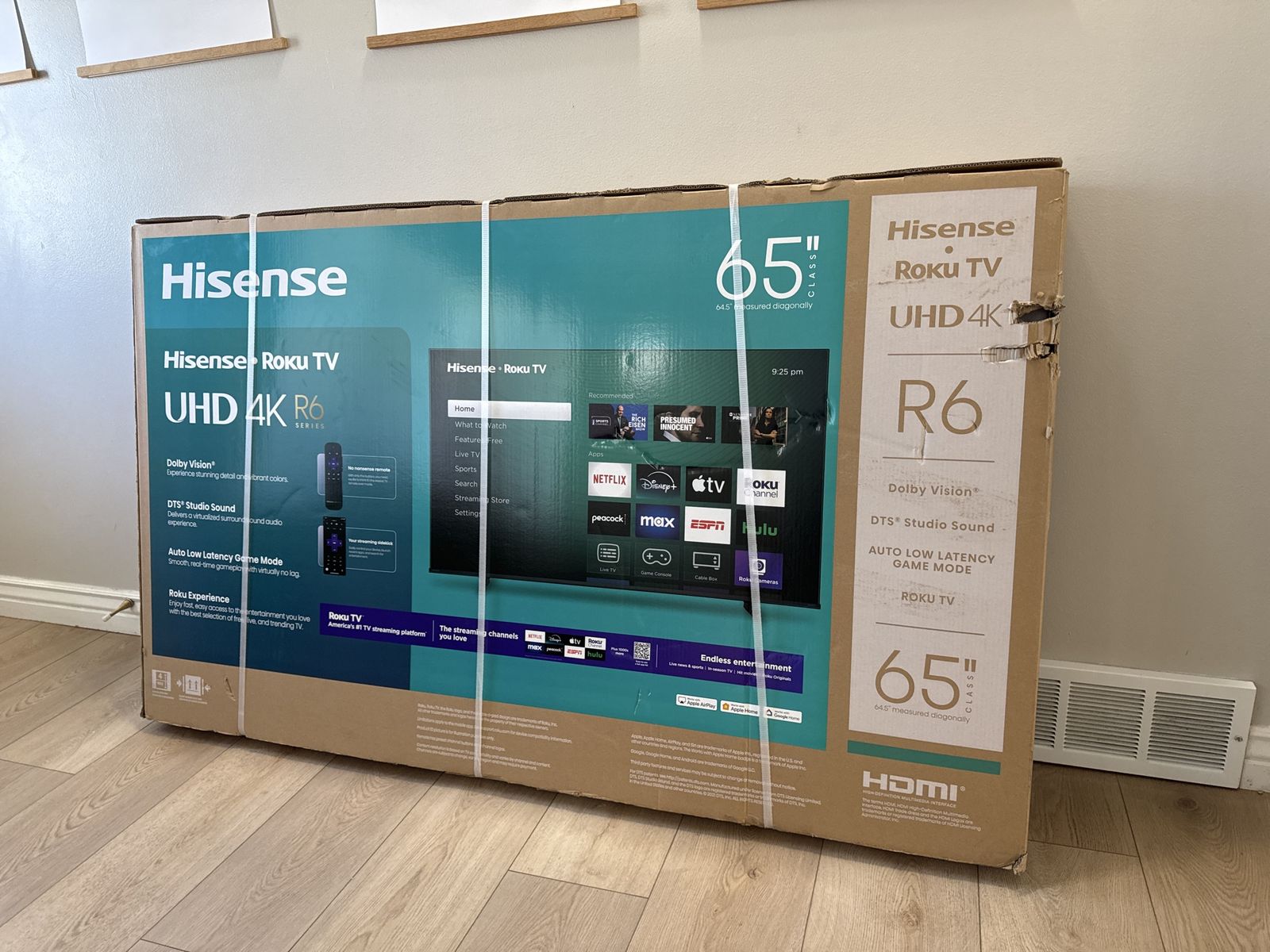 Brand new Hisense 65” Ultra HD