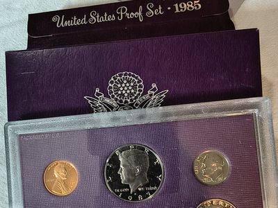 United States Proof Set 1985 US Mint Original Government Packaging (OGP) 5-Coin Set