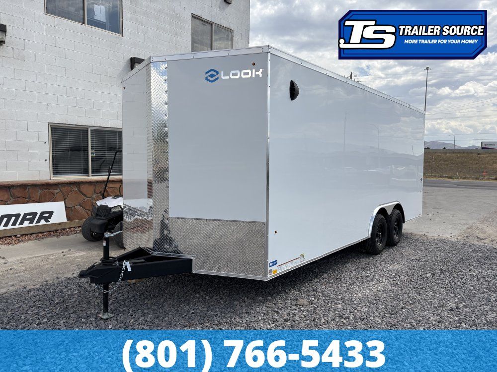 8.5x20 Look ST DLX Enclosed Cargo Trailer - 7'0" Interior - 10K GVWR - .080 PolyCor