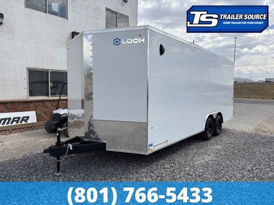 8.5x20 Look ST DLX Enclosed Cargo Trailer - 7'0" Interior - 10K GVWR - .080 PolyCor