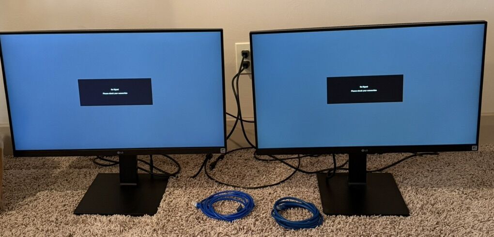 Two (2) 27 LG Computer Monitors (27BR530Y-B)