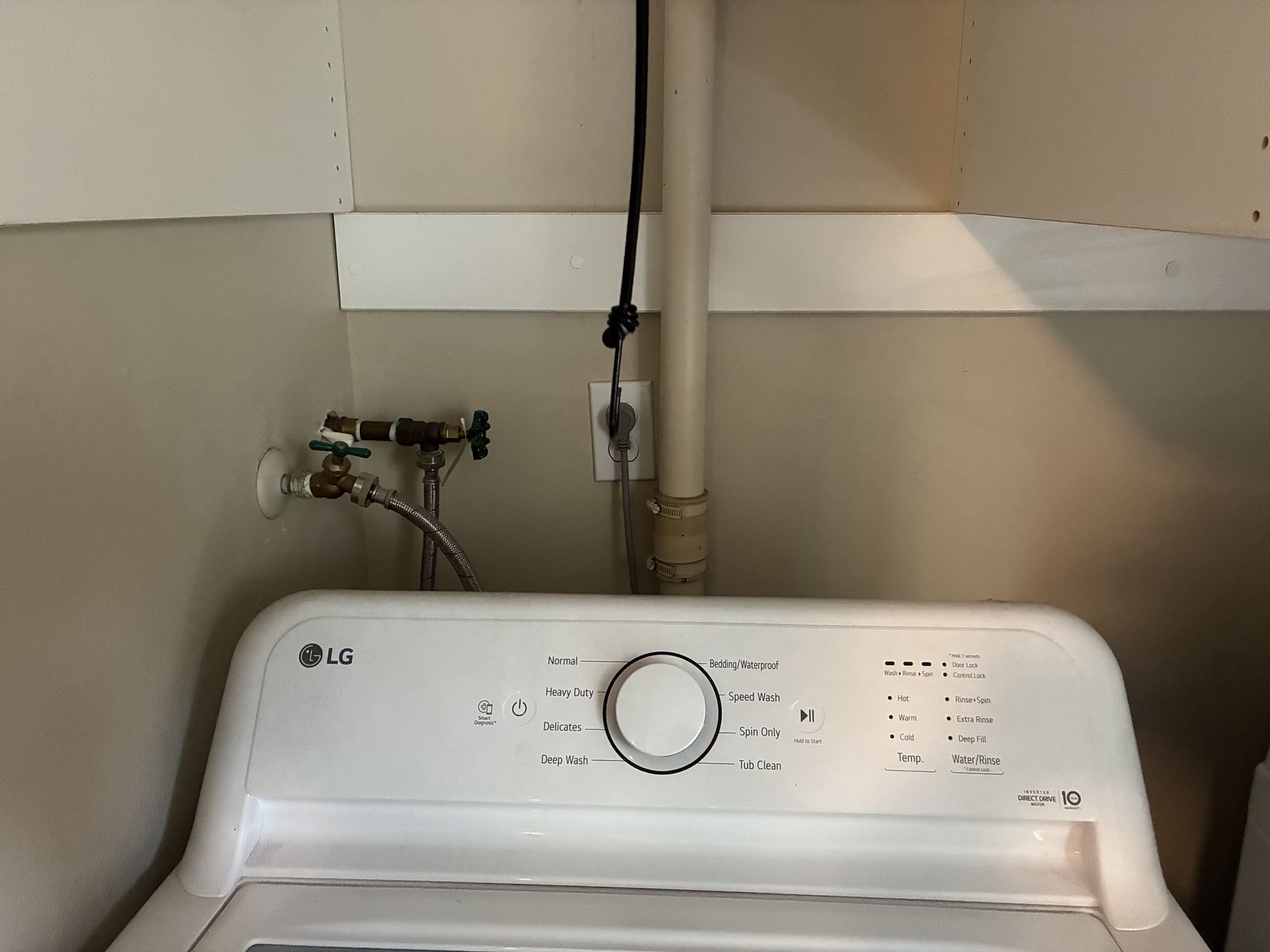LG Washer & Dryer Set – Top Load Washer / Front Load Dryer