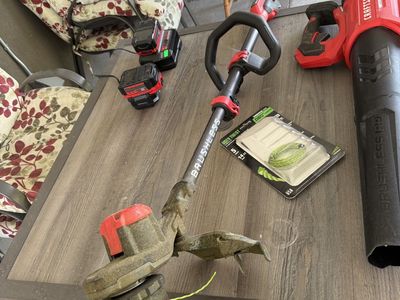 Blower weed walker combo