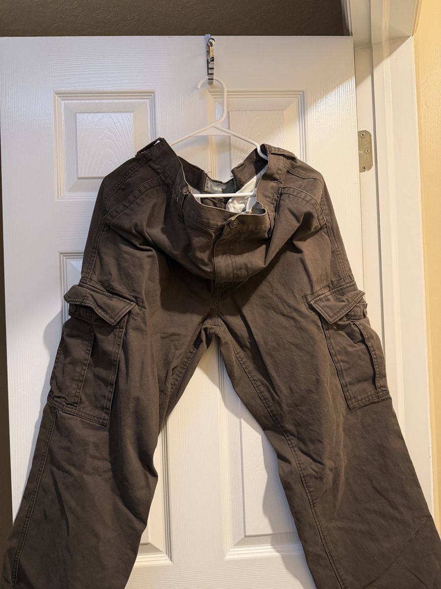 Old Navy Mens Brown 36W 34L 100% Cotton Cargo Pants