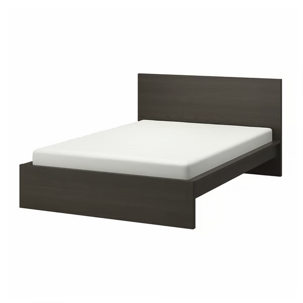 King size IKEA MALM bed frame - NOTE: center support bracket needs to be fixed/replaced