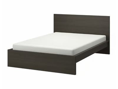 King size IKEA MALM bed frame - NOTE: center support bracket needs to be fixed/replaced
