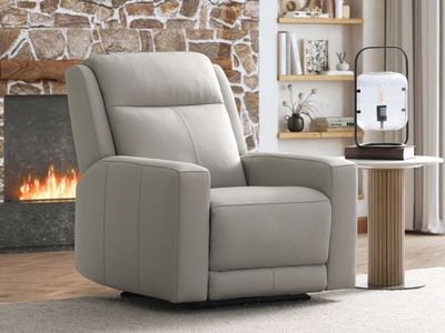 Wren Zero Gravity Power Leather Recliner with Power Headrest 1812549 #106487