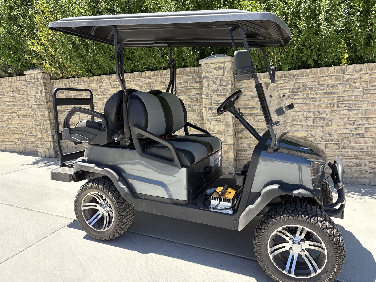 2024 Coleman EV Golf Cart – 4 Passenger – 300 Miles – New Batteries + Electric Snow Plow