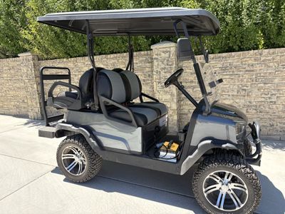 2024 Coleman EV Golf Cart – 4 Passenger – 300 Miles – New Batteries + Electric Snow Plow