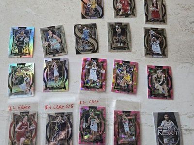 Panini Select WNBA & Bowman U Basketball Cards Lot - Caitlin Clark, A'ja Wilson