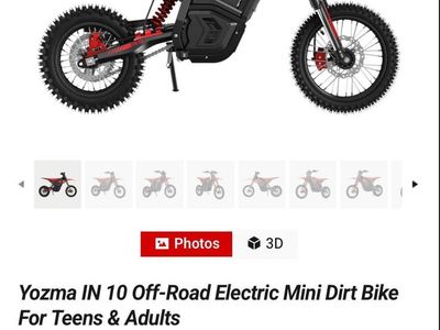 Yozma IN10 Electric Off-Road Mini Dirt Bike 2600W