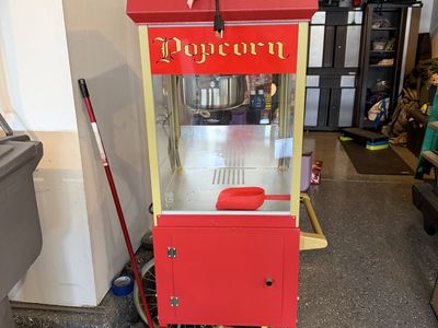 Commercial Popcorn Cart