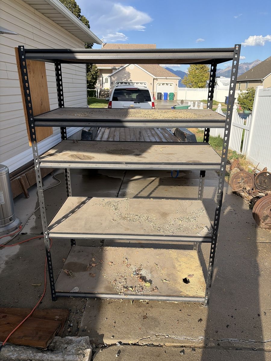 Heavy Duty 5-Shelf Industrial Metal Storage Rack