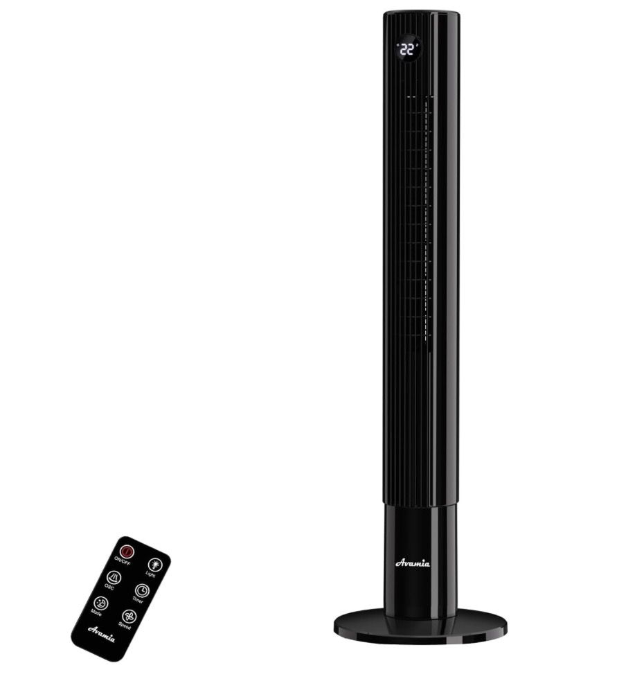 NEW Avamia Tower Fans Bedroom, 85° Oscillating Bladeless Fans, Standing Fans with Touch LED Display