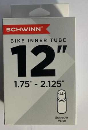 Schwinn 12" Bike Self Sealing Tire Inner Tube Schrader Valve Bicycle inch 1.75”-2.125"