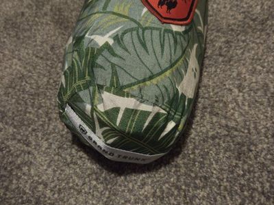 Grand Trunk Double Hammock Tropical Leaf Print
