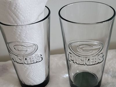 NFL Packers Mixing Glasses