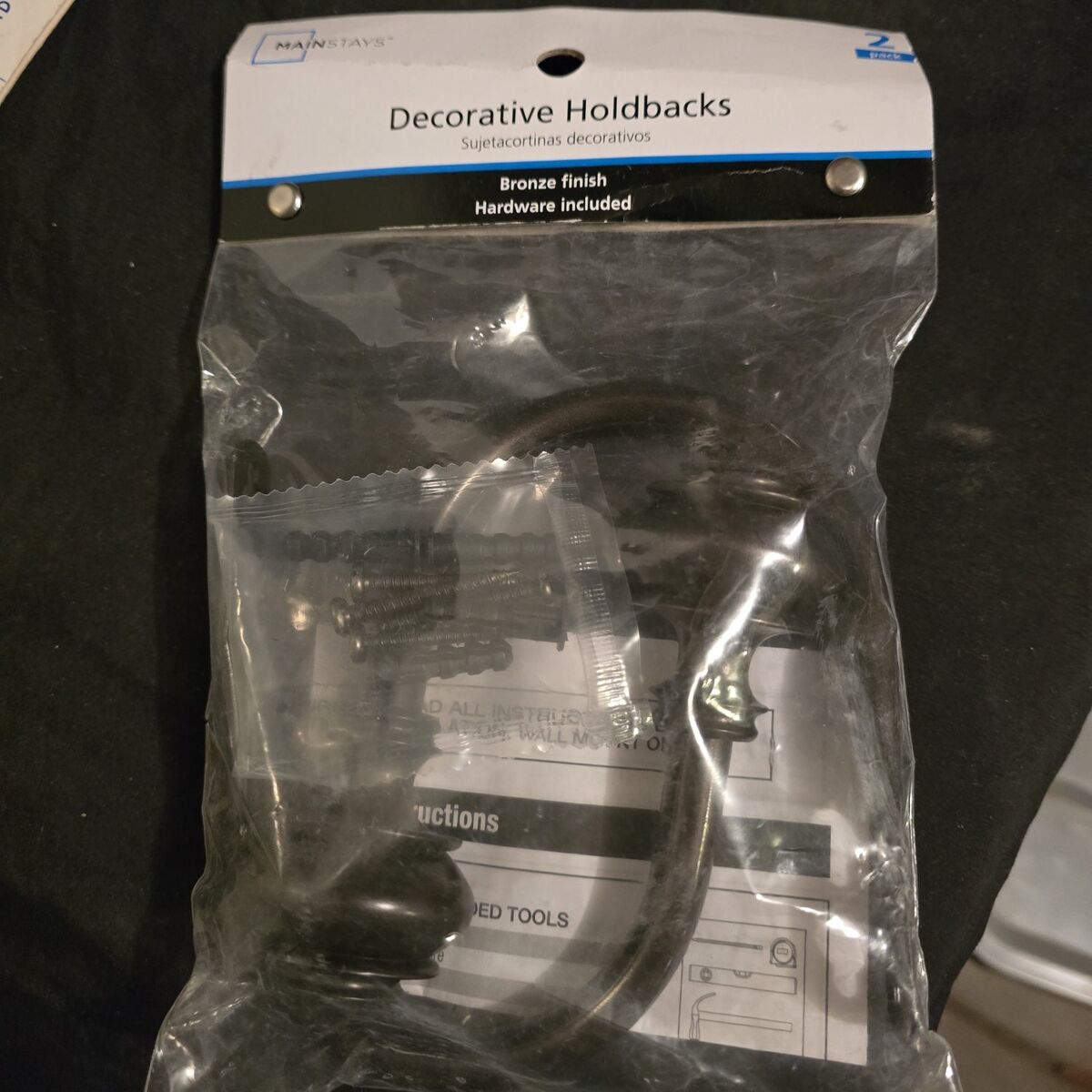 new bronze 2 decorative holdbacks