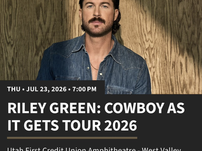 1 Ticket for Riley Green with VIP Lounge Experience for 7/23!! Row 2!