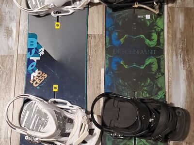 Burton Snowboards and gear