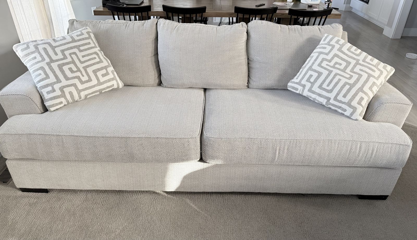 Oatmeal Sofa & Loveseat set