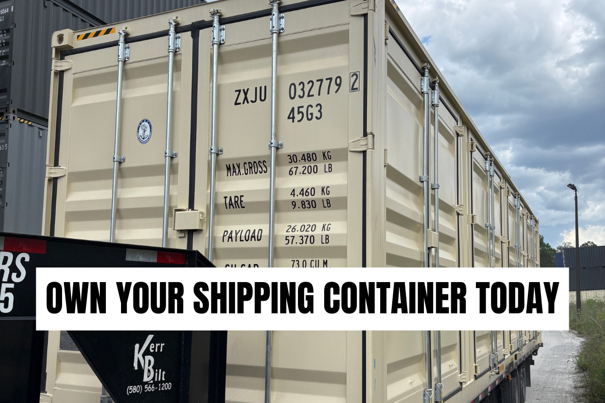 40' One Trip Container – Residential & Business Use – Ready Now