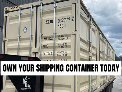 40' One Trip Container – Residential & Business Use – Ready Now