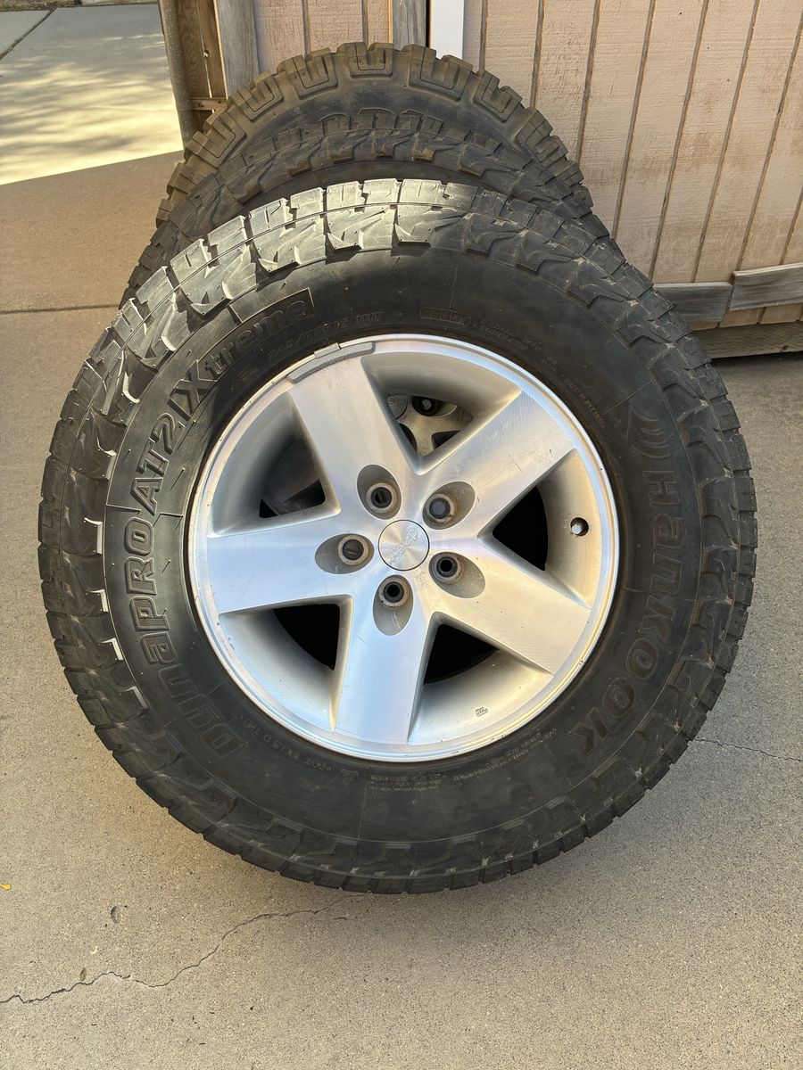 Jeep Wrangler TJ wheels tires 