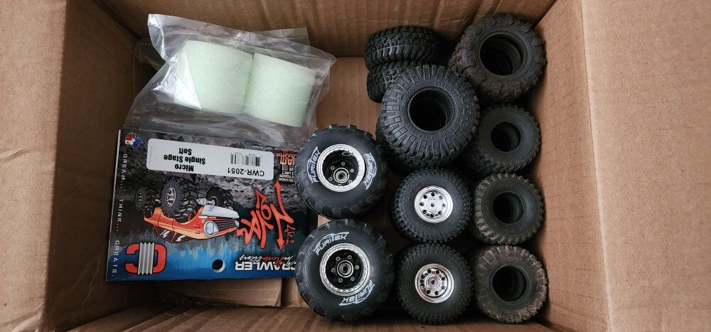 micro crawler tire lot! 1.0 and 1.3