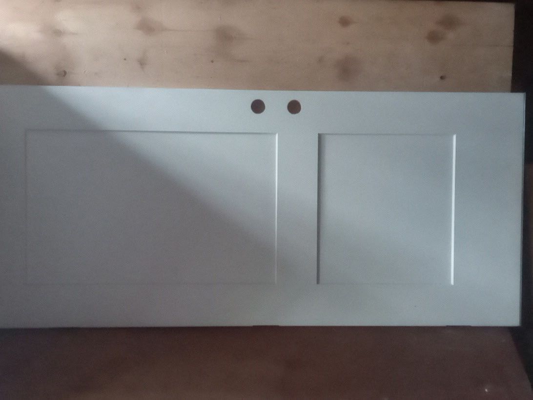 New/unused exterior insulated door