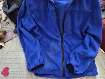 Hawk & Co Men's Blue Full Zip Fleece Jacket