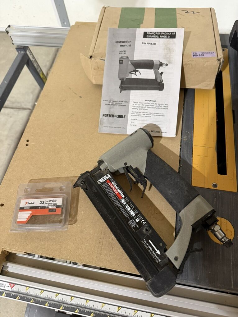 Porter Cable 23 Ga. Pin Nailer