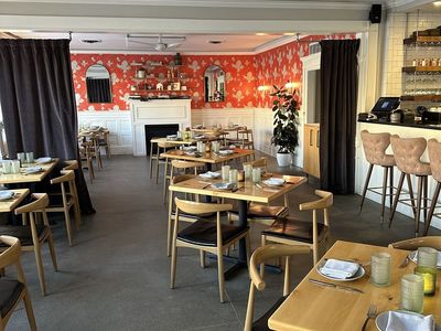 Restaurant tables and chairs