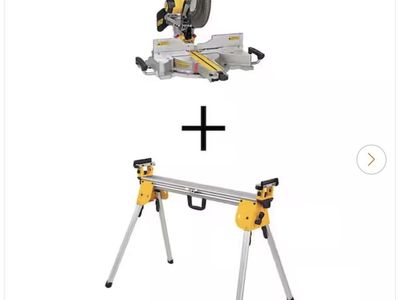 Dewalt DWS780 and Miter Saw Stand DWX724