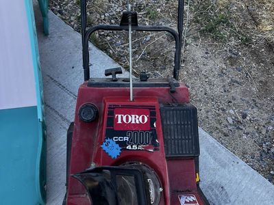 Snow blower needs work