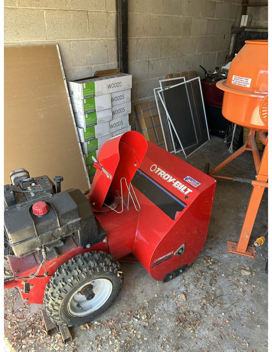 Troy-Bilt 8HP Gas Snow Blower Two-Stage Red