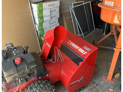 Troy-Bilt 8HP Gas Snow Blower Two-Stage Red