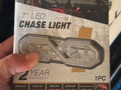 Types Elevate Series 7" LED Chase Light - DOT Compliant, Dual Color, IP67 Waterproof