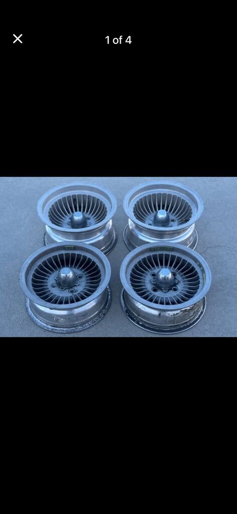 Vintage Turbine Wheels- 4x115, 13x5.5 + 13x7 Rims