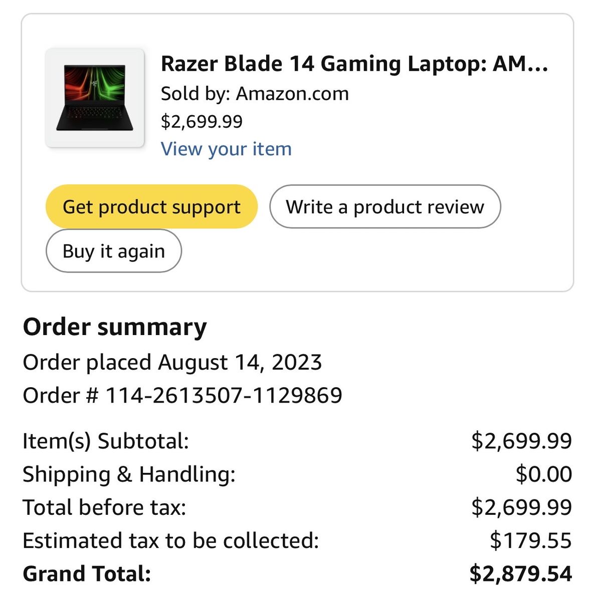 3080Ti Razer Blade Laptop