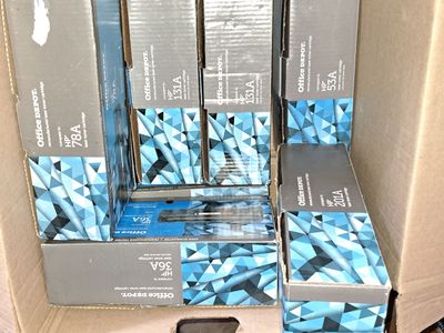 Large Lot of 12 Brand-New Printer Cartridges, $90, or best offer