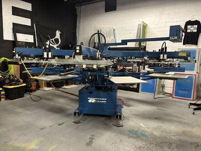 M&R R Series Diamondback Automatic Screen Print Printing Press