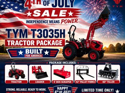 TYM T3035H Tractor PACKAGE DEAL