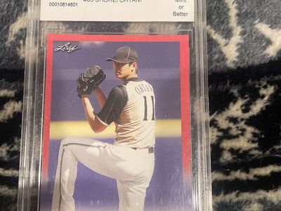 BCCG 2018 Leaf Shohei Ohtani Retail Red #03 Baseball Card - Mint 10 Grade