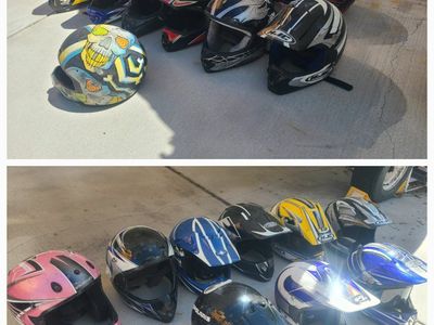 motorcycle Helmets youth to adult